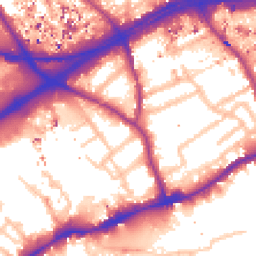 Daytime road noise heatmap for TW8 8DP