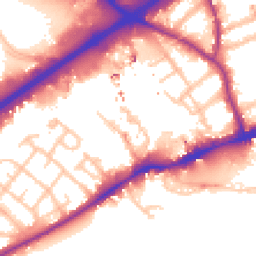Daytime road noise heatmap for TW8 8FG