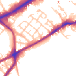Daytime road noise heatmap for TW8 8NX
