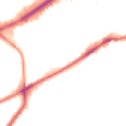 Night-time road noise heatmap for TW8 8NX