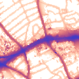Daytime road noise heatmap for TW8 9AA