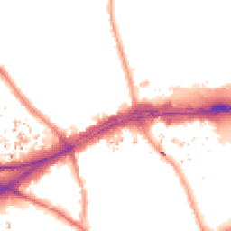 Night-time road noise heatmap for TW8 9AA