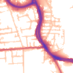 Daytime road noise heatmap for UB10 0AG