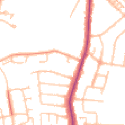 Daytime road noise heatmap for UB10 0BP