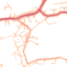 Daytime road noise heatmap for UB10 0BQ