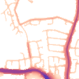 Daytime road noise heatmap for UB10 0JX