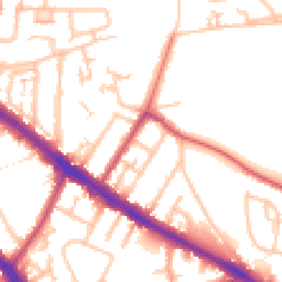Daytime road noise heatmap for UB10 0QQ