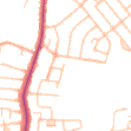 Daytime road noise heatmap for UB10 0TD