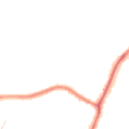 Night-time road noise heatmap for UB10 8BW