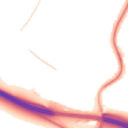 Night-time road noise heatmap for UB10 8FA