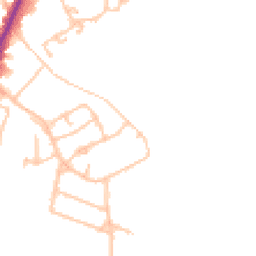 Daytime road noise heatmap for UB10 8RH