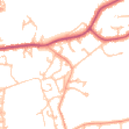 Daytime road noise heatmap for UB10 9QP