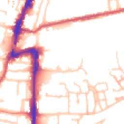 Daytime road noise heatmap for UB2 4AB