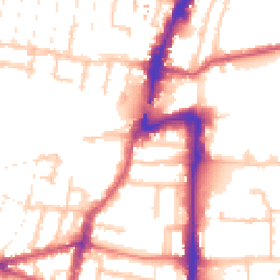 Daytime road noise heatmap for UB2 4AH