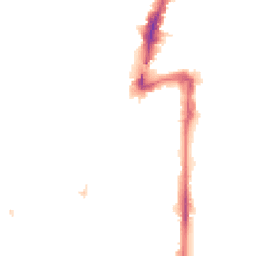 Night-time road noise heatmap for UB2 4AR