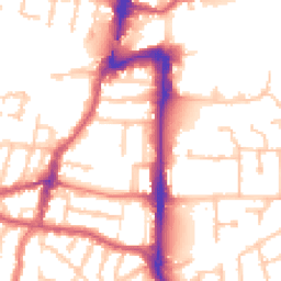Daytime road noise heatmap for UB2 4BS