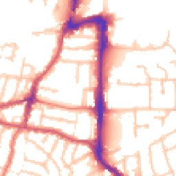 Daytime road noise heatmap for UB2 4BT