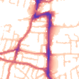 Daytime road noise heatmap for UB2 4BX
