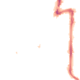 Night-time road noise heatmap for UB2 4DA