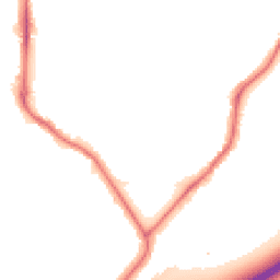 Night-time road noise heatmap for UB2 4HY