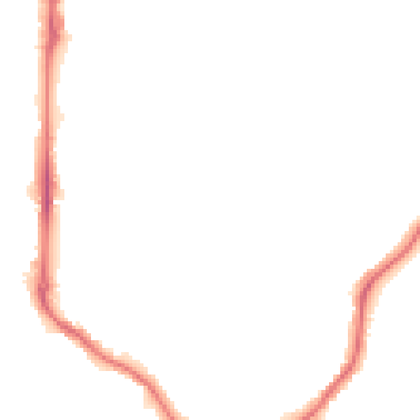 Night-time road noise heatmap for UB2 4RL
