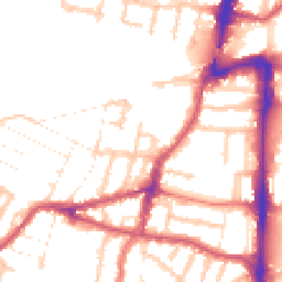 Daytime road noise heatmap for UB2 5AE