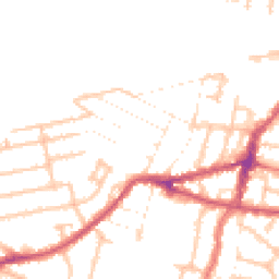 Daytime road noise heatmap for UB2 5BU