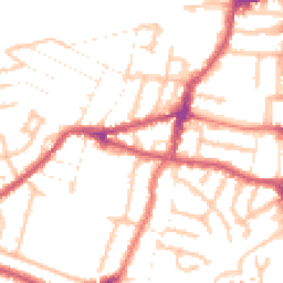 Daytime road noise heatmap for UB2 5HT