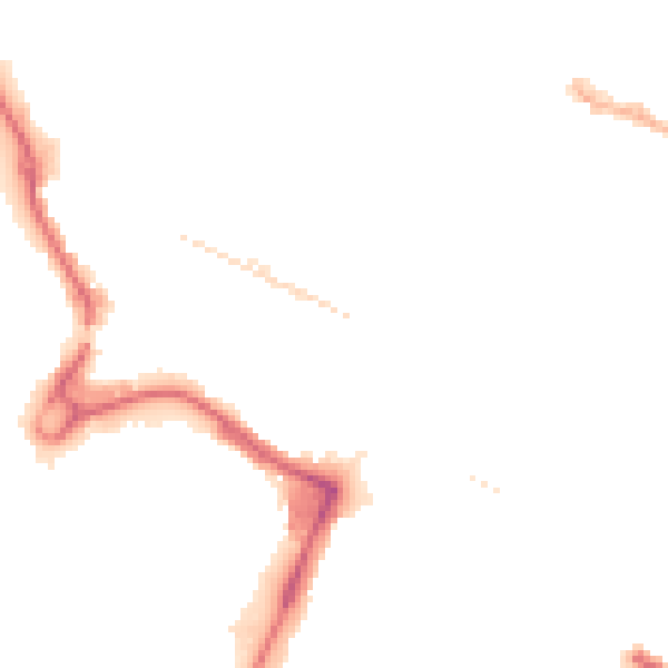 Night-time road noise heatmap for UB3 1AJ