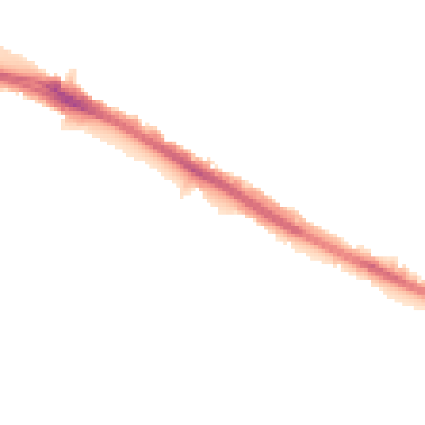 Night-time road noise heatmap for UB3 2NB