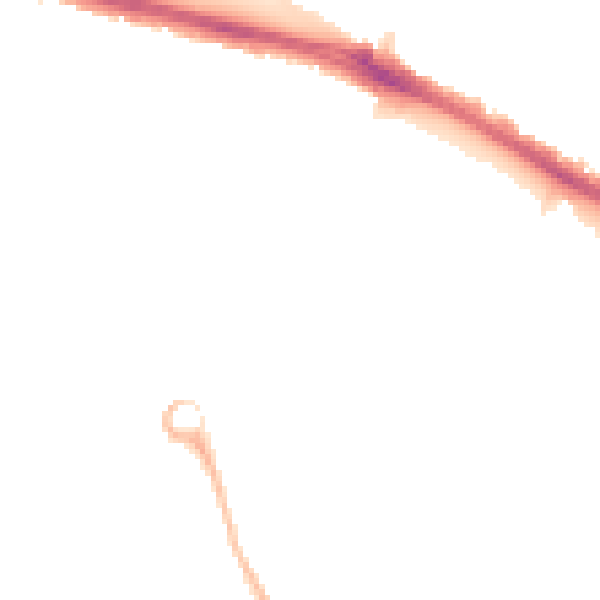 Night-time road noise heatmap for UB3 2RN