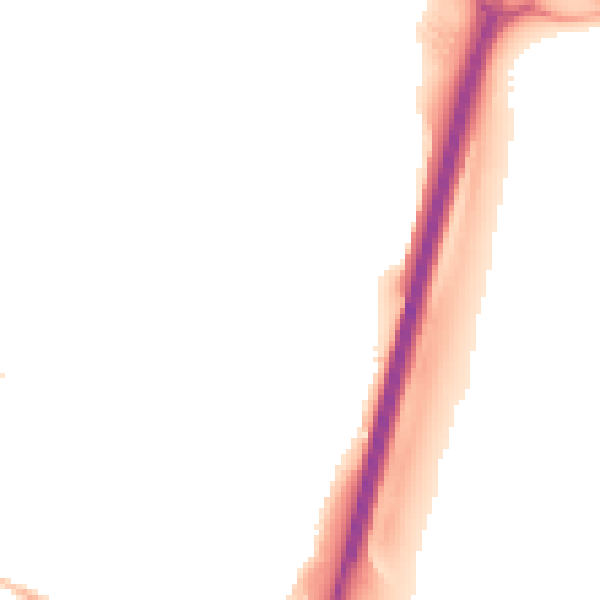 Night-time road noise heatmap for UB3 3PP