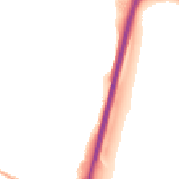 Night-time road noise heatmap for UB3 3PW