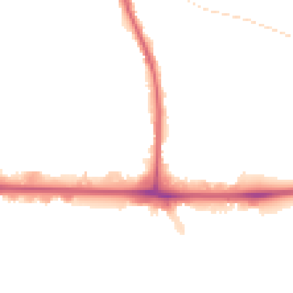Night-time road noise heatmap for UB3 5LA