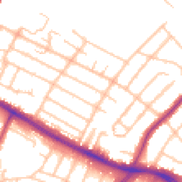 Daytime road noise heatmap for UB4 0AP