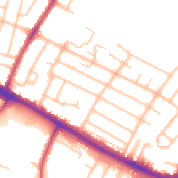 Daytime road noise heatmap for UB4 0AU