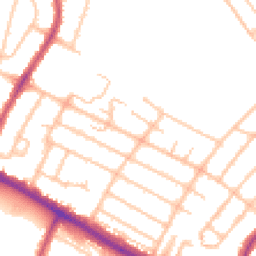 Daytime road noise heatmap for UB4 0BY