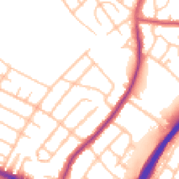Daytime road noise heatmap for UB4 0DG