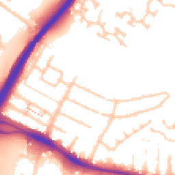 Daytime road noise heatmap for UB4 0LY