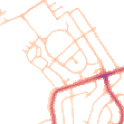 Daytime road noise heatmap for UB4 8LY