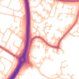 Daytime road noise heatmap for UB4 9PU