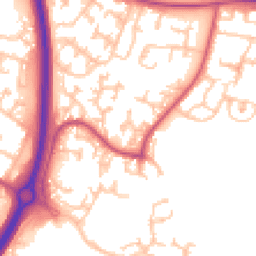 Daytime road noise heatmap for UB4 9QN