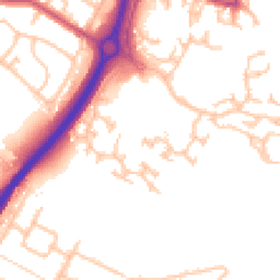 Daytime road noise heatmap for UB4 9YQ