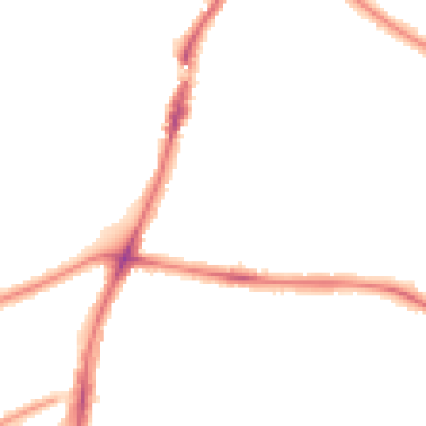 Night-time road noise heatmap for UB6 0JF