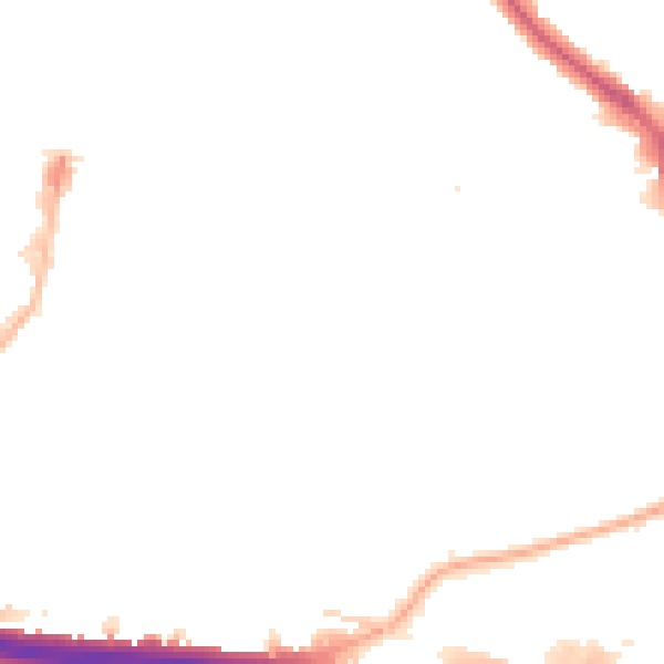 Night-time road noise heatmap for UB6 7AT