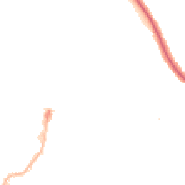 Night-time road noise heatmap for UB6 7BS
