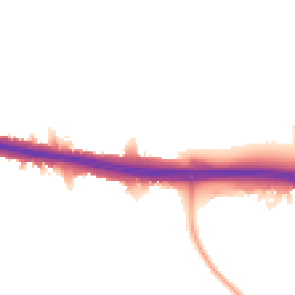 Night-time road noise heatmap for UB6 8JR