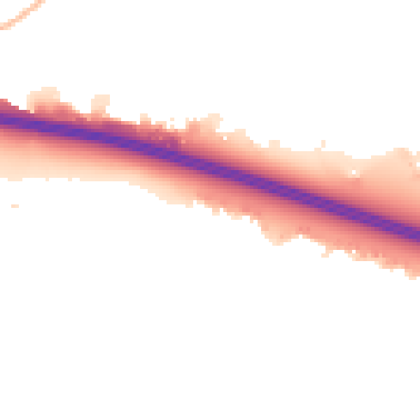 Night-time road noise heatmap for UB6 9UQ
