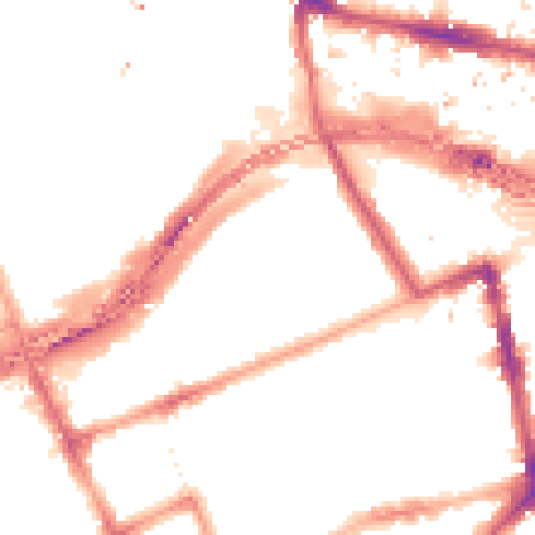 Night-time road noise heatmap for W11 1DJ