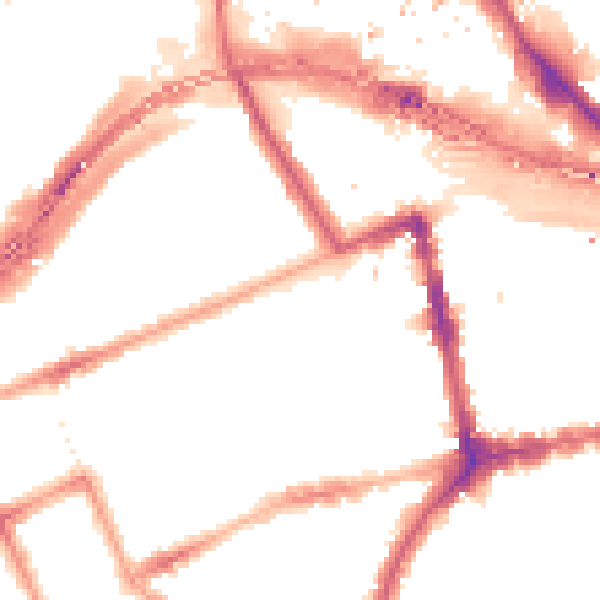Night-time road noise heatmap for W11 1DT